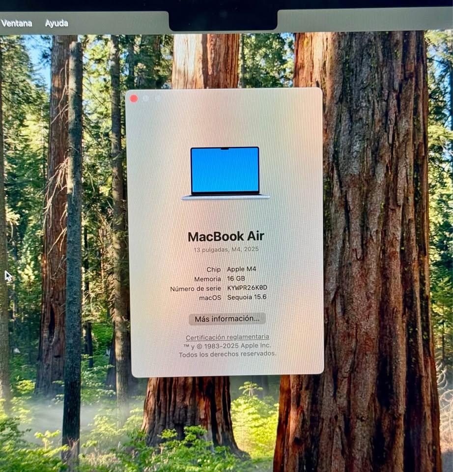 MacBook Air 2025 Azul Cielo | M4 – 16 GB RAM – 256 GB SSD – 13.6”