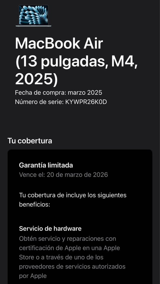MacBook Air 2025 Azul Cielo | M4 – 16 GB RAM – 256 GB SSD – 13.6”